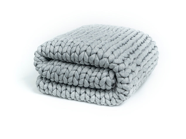 Chunky Knit Weighted Blanket